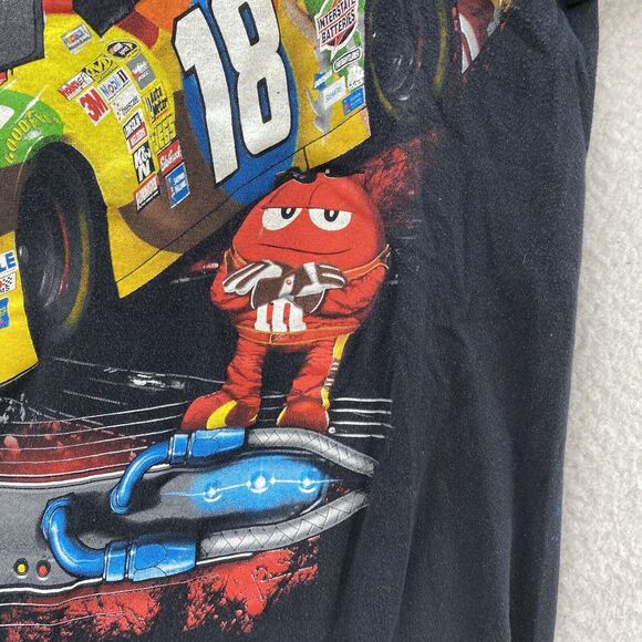 VTG M&M's Kyle Busch NASCAR Chase Authentic T Shirt Men's L All Over Print Tee - Picture 10 of 16